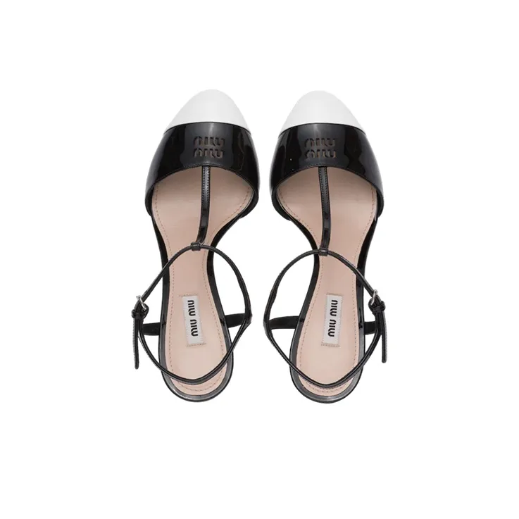 MIU MIU Killer Slim Heel High Heels Women's Black-4