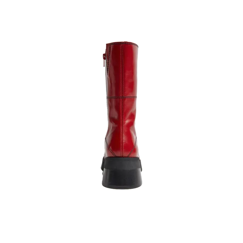 MIISTA Ankle Boots 6cm Women's Red-4