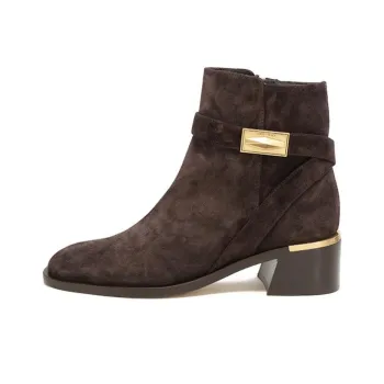 Jimmy Choo Ankle Boots 4.5cm Women's Dark Coffee