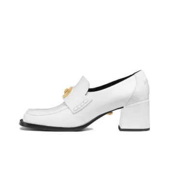 VERSACE Alia Leather Loafers