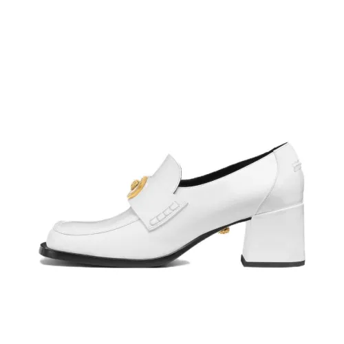 VERSACE Alia Leather Loafers