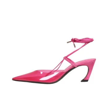 Schutz Elyra Irregular Heel High Heels 7.2cm Women's Pink