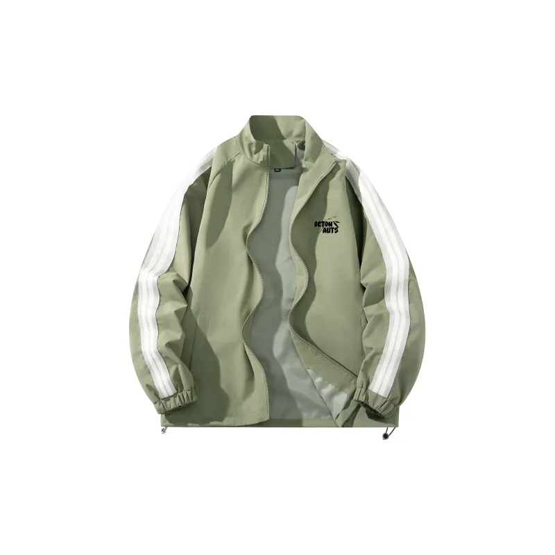 Small Columns Under The Sea Jackets Coats Unisex Black-6