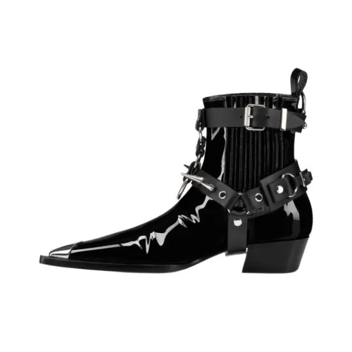 CL LUBOTING Chesteviss Short Chelsea Boots Women's Black