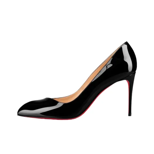 CL LUBOTING Slim Heel High Heels 8.5cm Women's Black