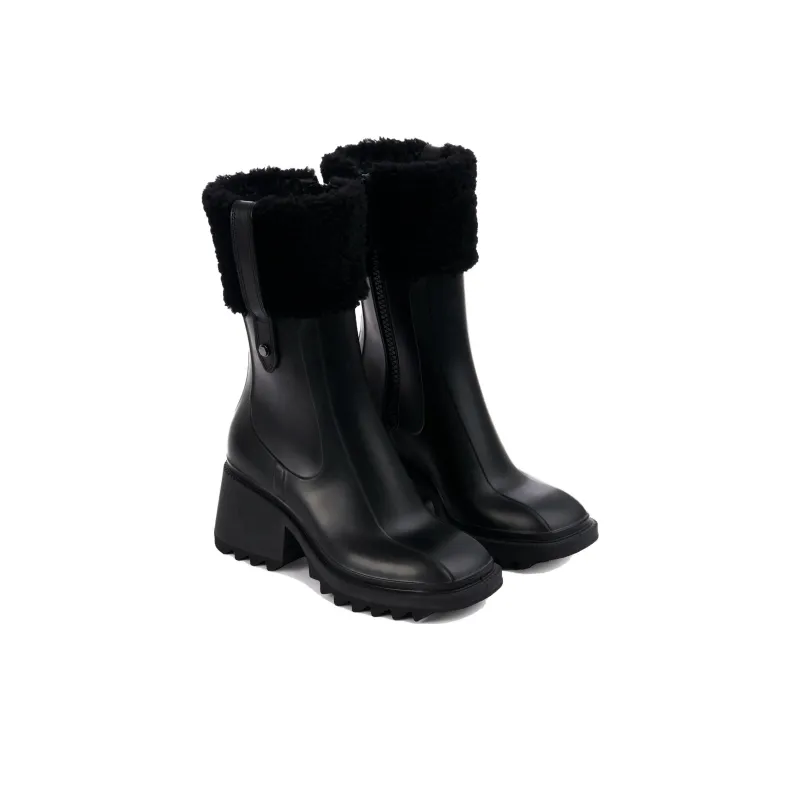 Chloe Betty Ankle Boots 7cm Women's Black-2