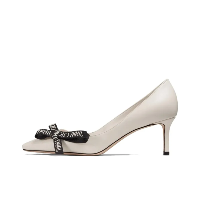 Jimmy Choo Slim Heel High Heels 6cm Women's White-0