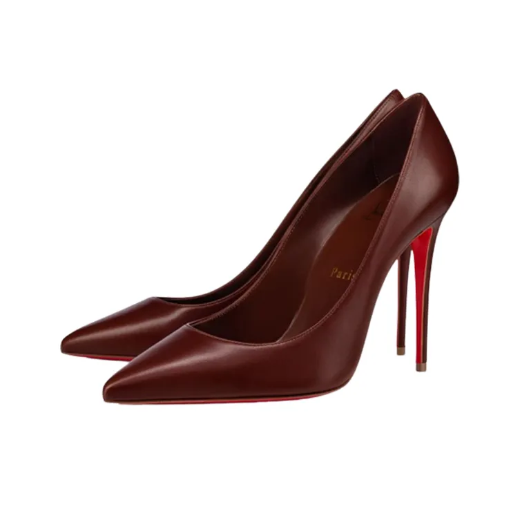 CL Kate Slim Heel High Heels 10cm Women's Umber-2