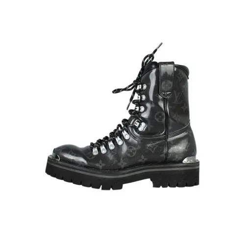 LOUIS VUITTON Outland Boots 'Black With Monogram'
