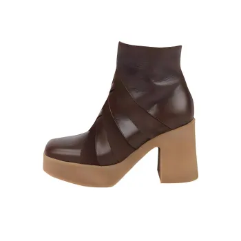 CHIE MIHARA Ankle Boots 9cm Women's Brown