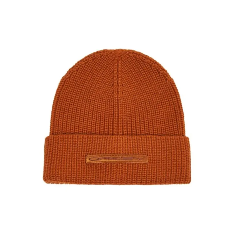 Oakley Wool Beanies Men's Orange Red-0