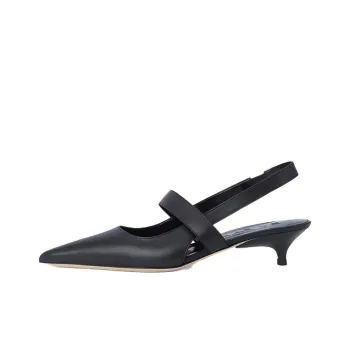 By Far Slim Heel High Heels 4cm Women's Black