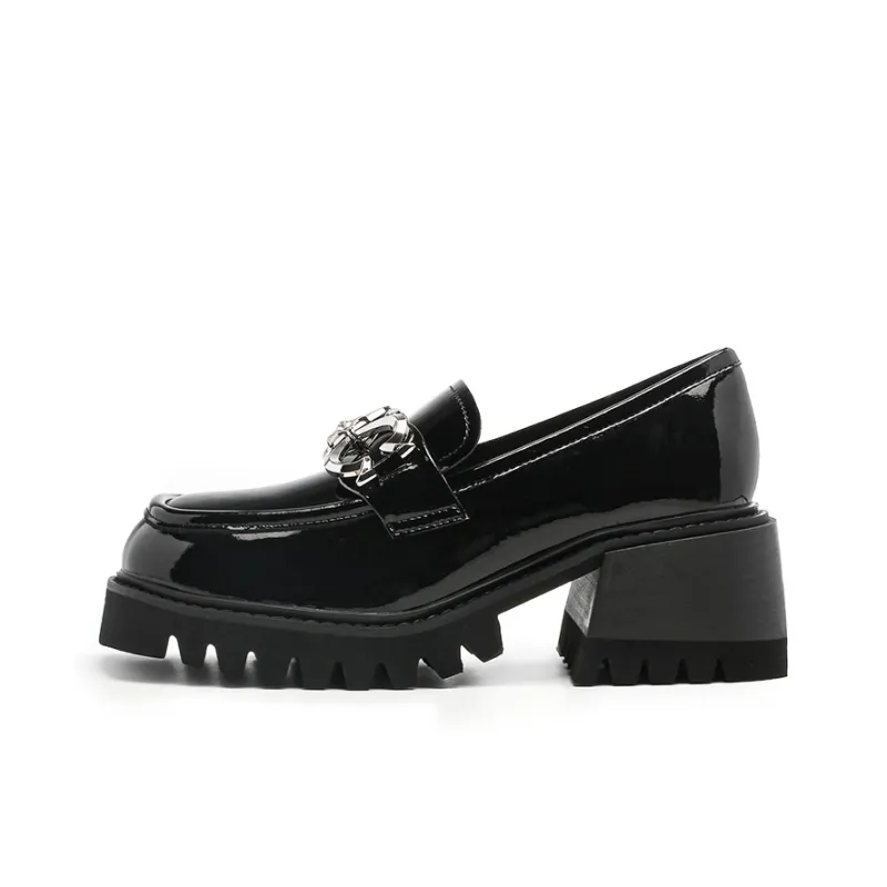 CERRUTI 1881 Chunky Heel High Heels Women's Black-0