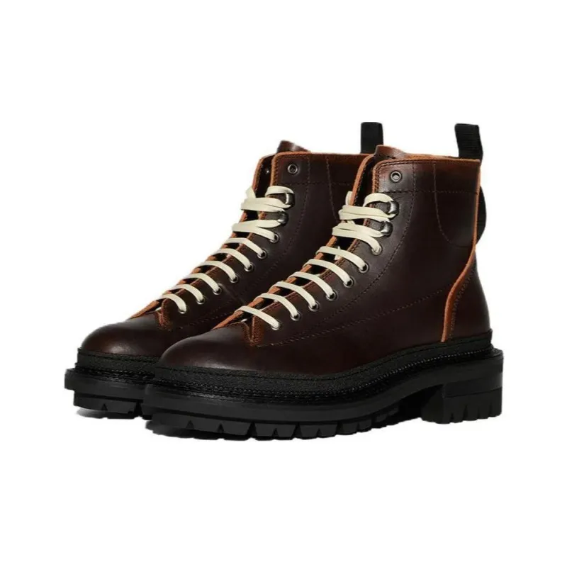 DSQUARED 2 Short Martin Boot Men's Brown-2