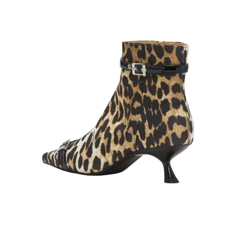 GANNI Ankle Boots Women's Umber-2