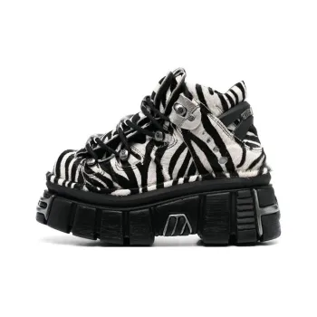 Vetements Ankle Boots Women's Black White