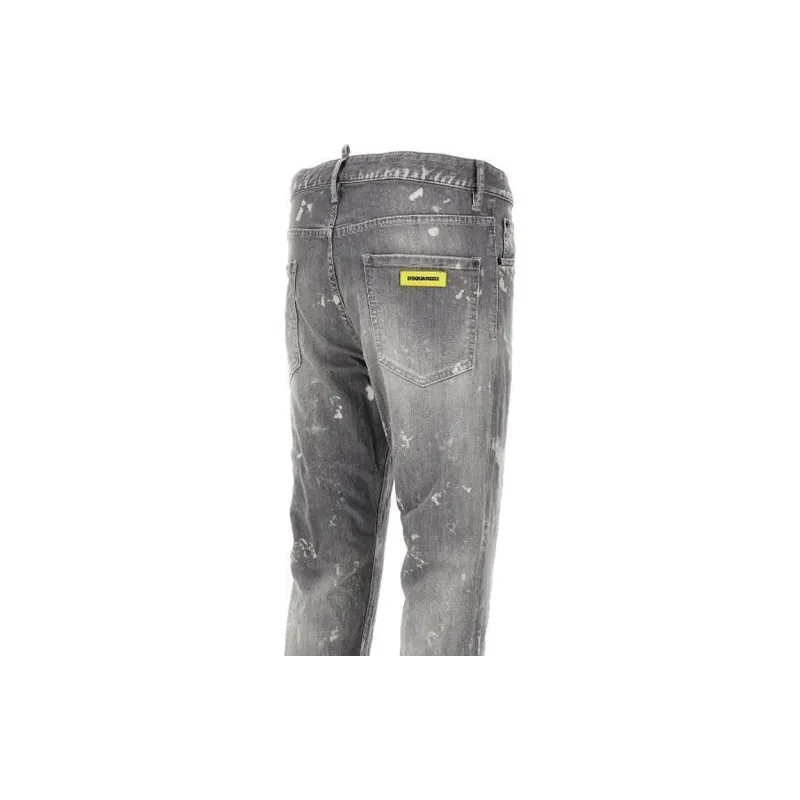 DSQUARED 2 Cool Guy Bleached Effect Slim Cut Jeans-4
