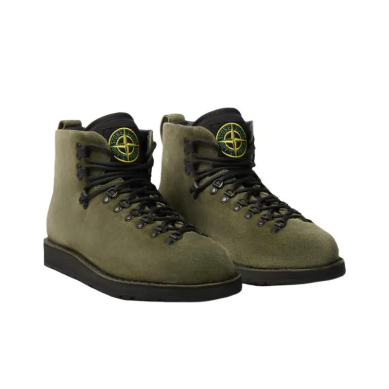 STONE ISLAND S0203 Ankle Boots Men's Green-2
