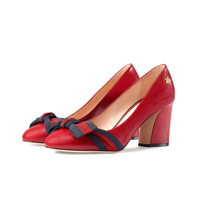 GUCCI High Heels Women's Red-2