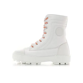 HERMES Fresh Short Martin Boot Women's White