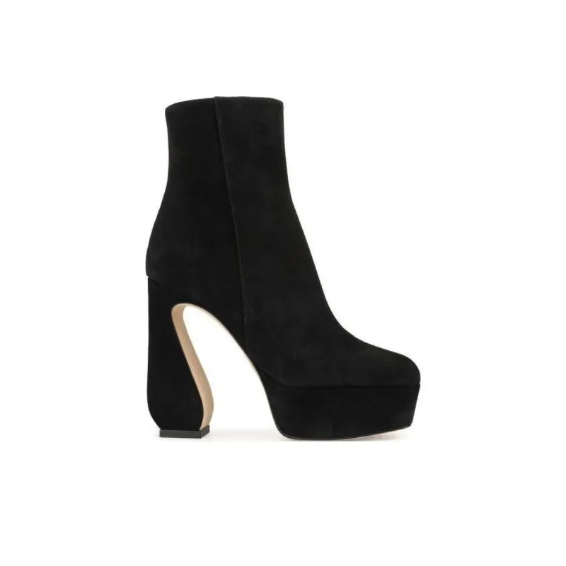 SERGIO ROSSI Ankle Boots Women's Black-1