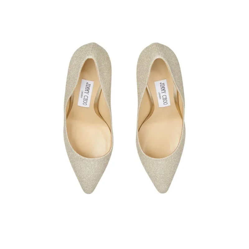 Jimmy Choo ROMY Slim Heel High Heels 8.5cm Women's Champagne Gold-4