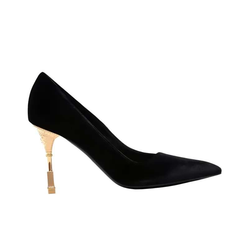 BALMAIN Moneta 100mm Velvet Pumps-1