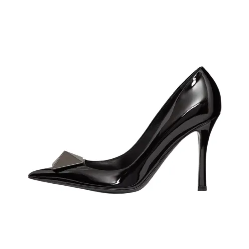 Valentino Garavani One Stud 100mm Patent-leather Pumps