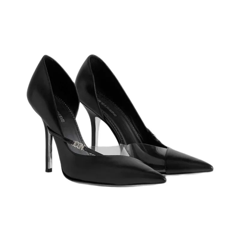 DSQUARED 2 Icon Plaque Stiletto Pumps-2