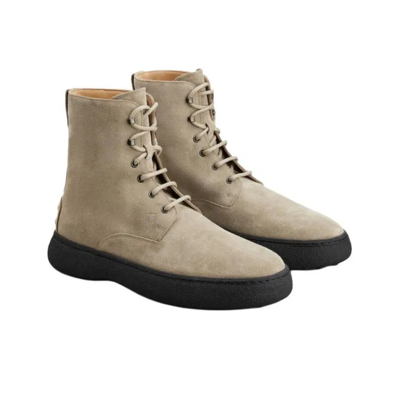 TOD'S Winter Lace Up Ankle Boots-2