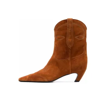 KHAITE The Dallas Ankle Boots