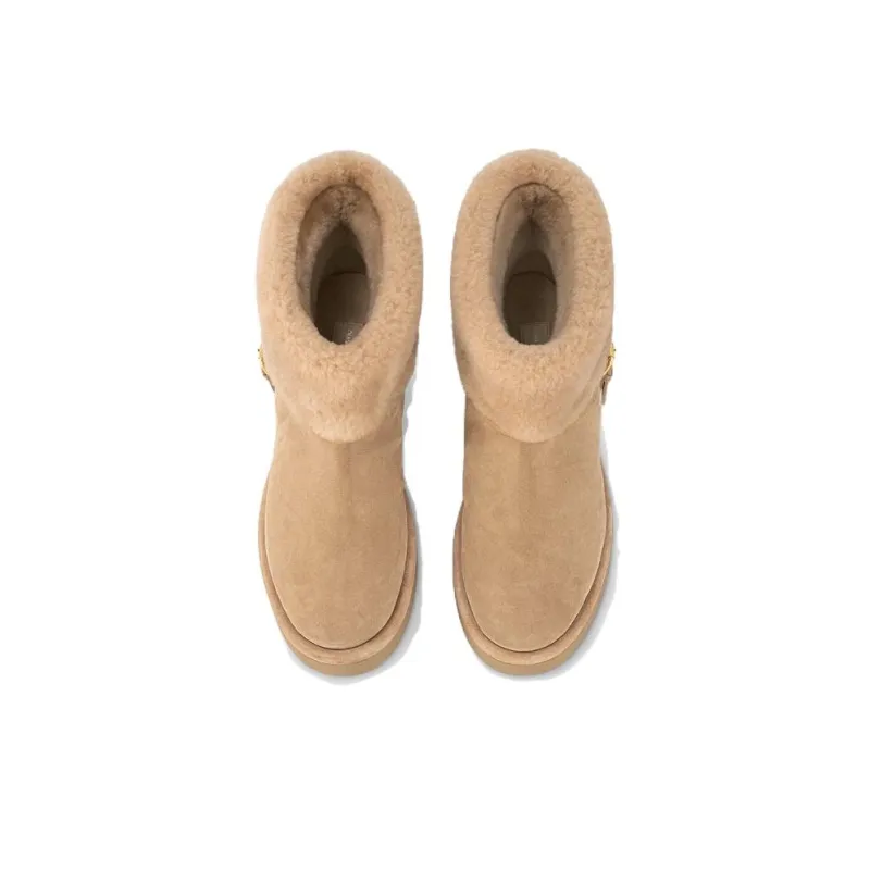 LOUIS VUITTON Aspen Snow Boots Women's Beige-2