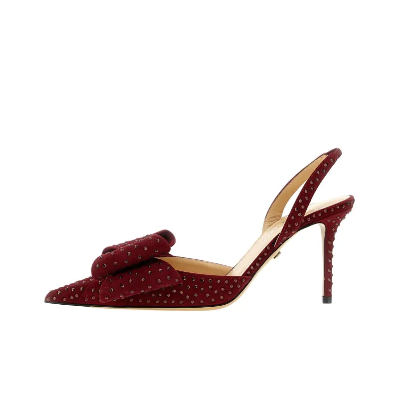 MACH & MACH Le Cadeau Slim Heel High Heels 8.5cm Women's Red-0