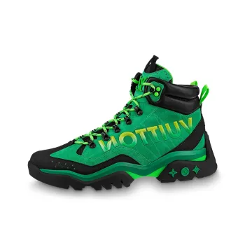 LOUIS VUITTON Millenium Ankle Boot Green Black