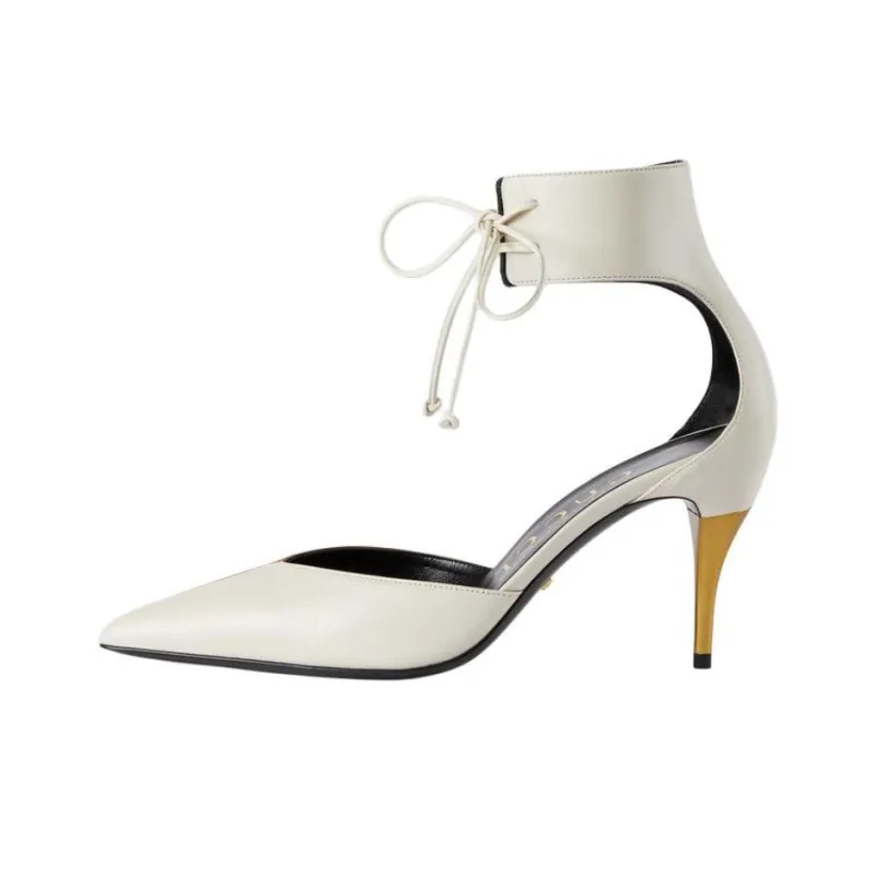 GUCCI Ankle-cuff Heeled Pumps-0