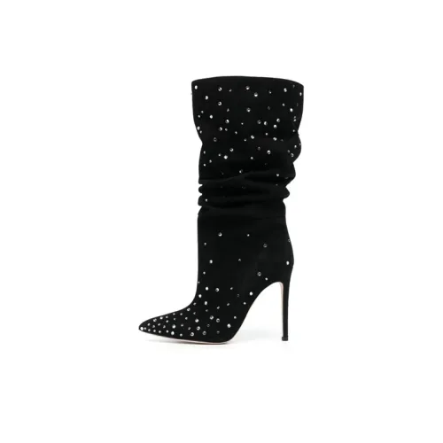 Paris Texas Holly Embellished Pointed Toe Boots Women's