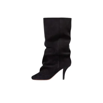 Paris Texas Esther Ankle Boots 7.5cm Women's Gray Black