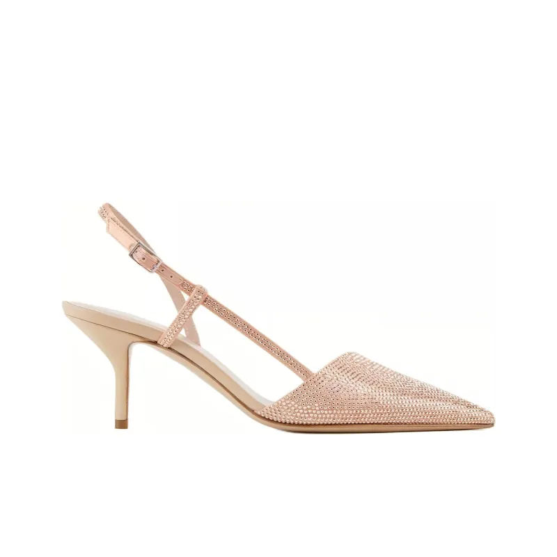 GIORGIO ARMANI Slim Heel High Heels 6.5cm Women's Pink-1