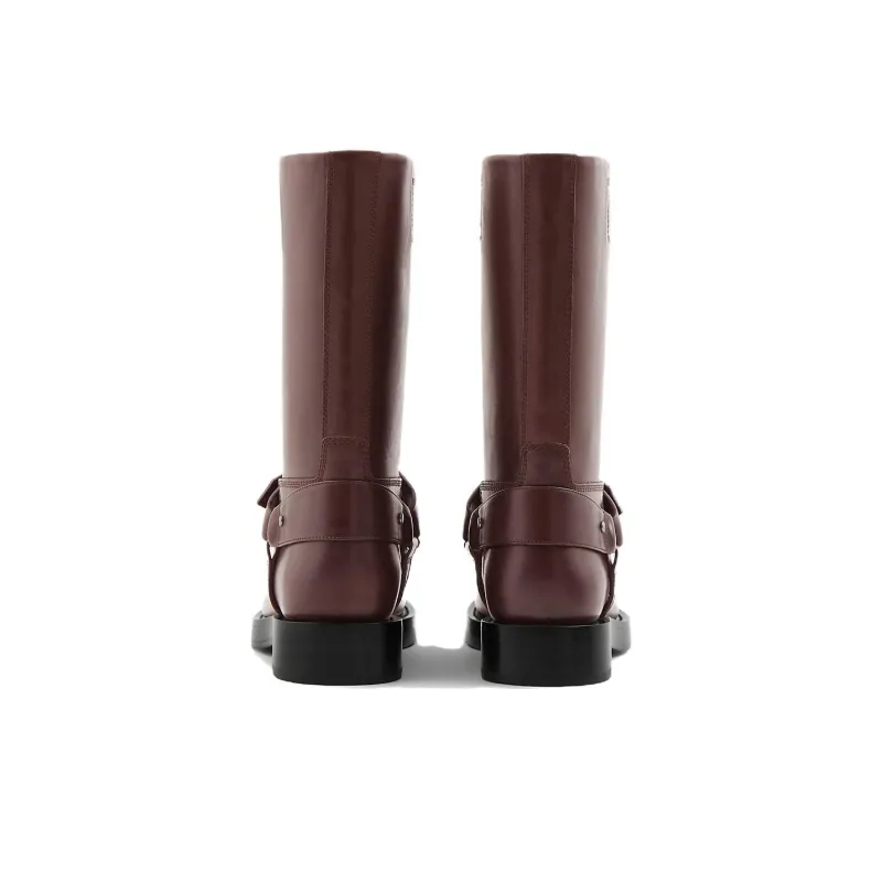 Burberry Knee high Boots Women's Fuchsia-3