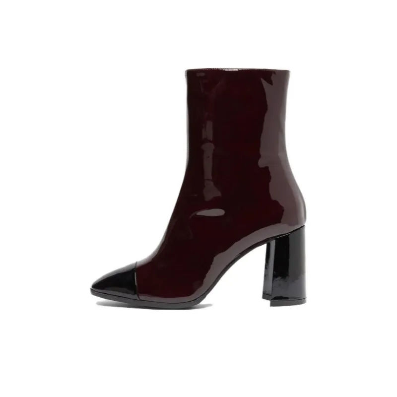 Carel Paris Donna 85mm Leather Ankle Boots-0