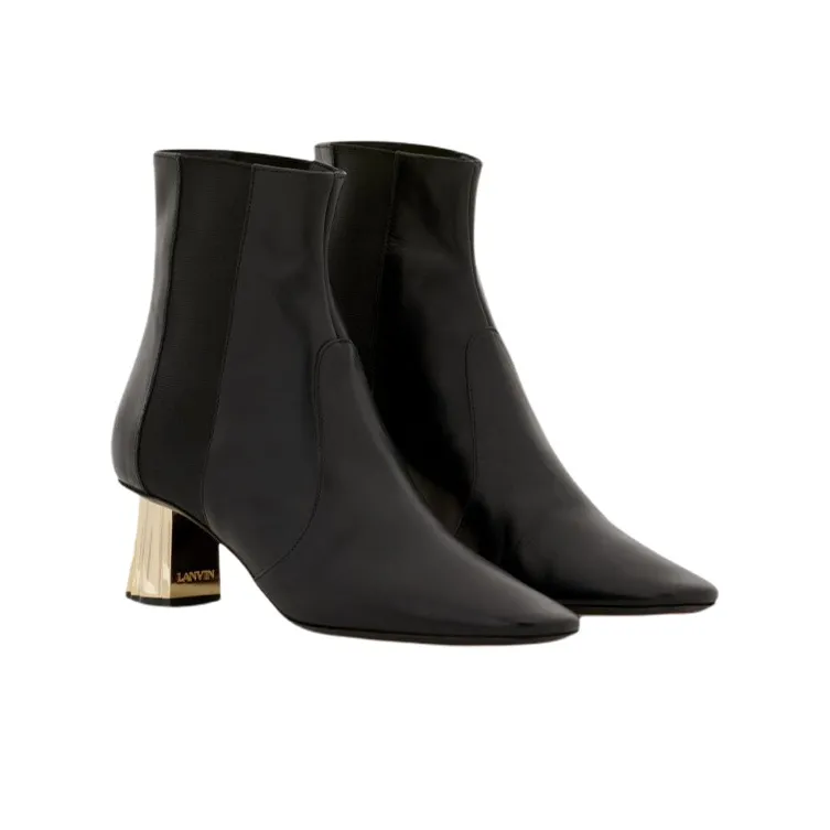 Lanvin Ankle Boots Women's Black-1