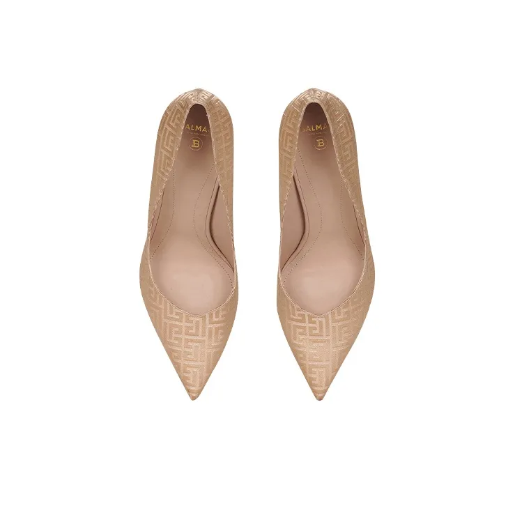 BALMAIN High Heels Women's Gold-2