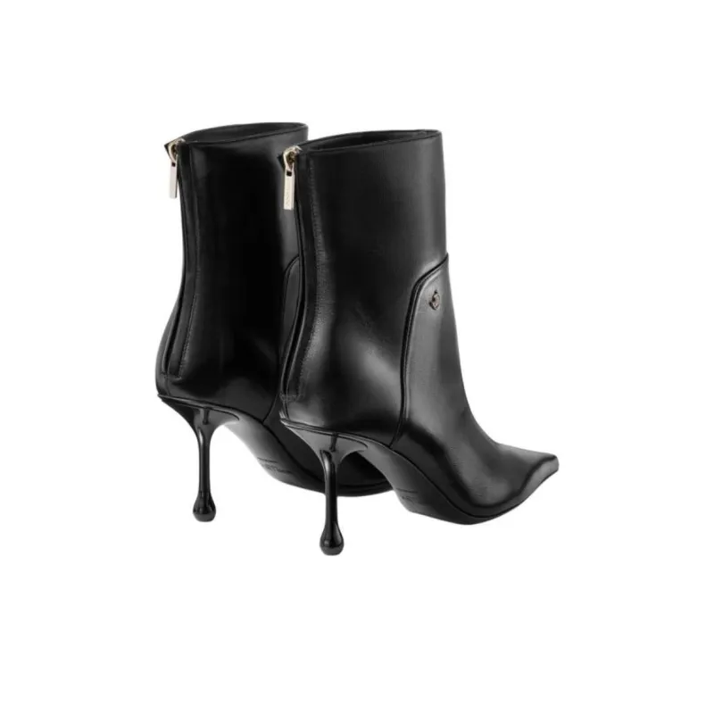 Jimmy Choo Cycas Ankle Boots 8cm Women's Black-3