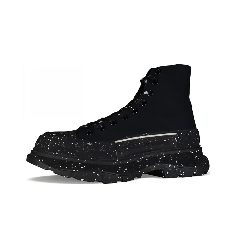 Alexander McQueen Tread Slick Ankle Boots Men's Black-2