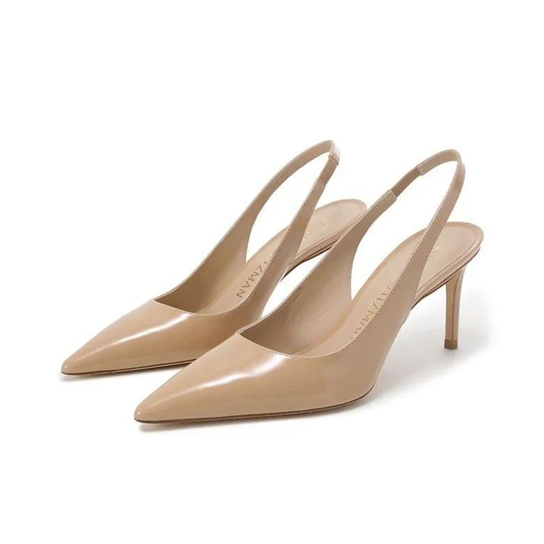 Stuart Weitzman/SW Slim Heel High Heels 7.5cm Women's Nude-2