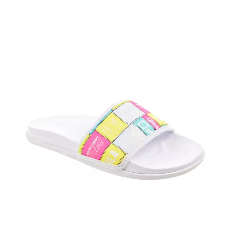FILA DRIFTER Slip Resistant Abrasion Resistant Slide Slippers Women's White-2