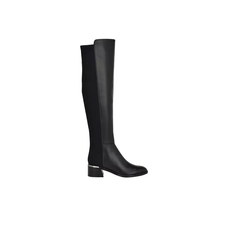 CALVIN KLEIN Knee-high Boots 4.5cm Women's Black-1