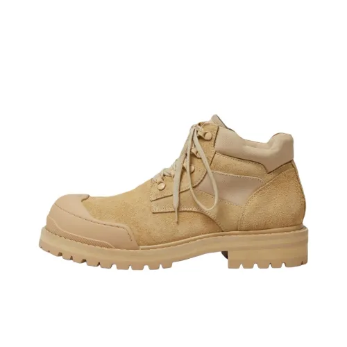 MARNI Patchy Combat Boots