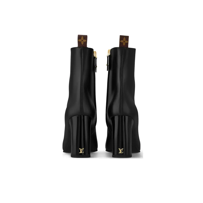 LOUIS VUITTON Donna Ankle Boots 8.5cm Women's Black-4