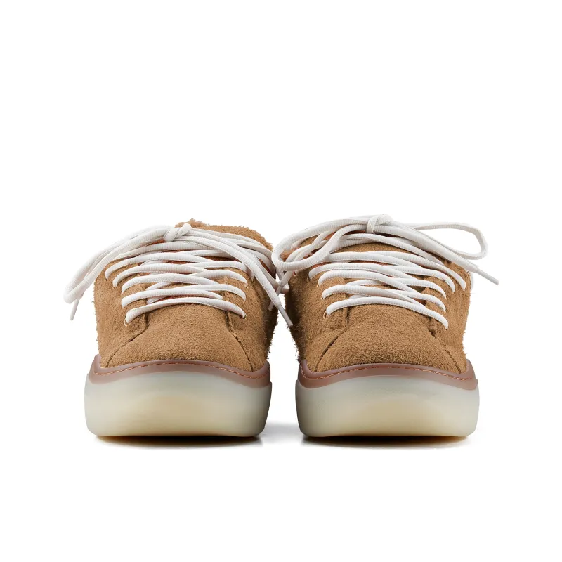 HANQIAORIJI Broken Cocoon Series Puffy Shoes Low Top Casual Shoes Unisex-4